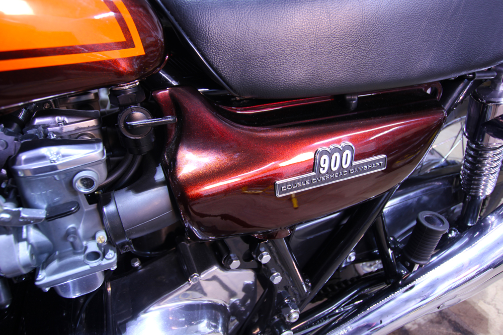 1972 Kawasaki side panel correct colour