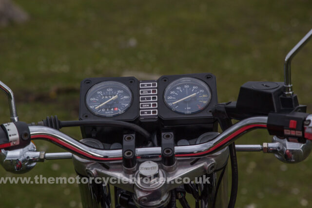 1975 Benelli Sei 750 switch gear and clocks 1