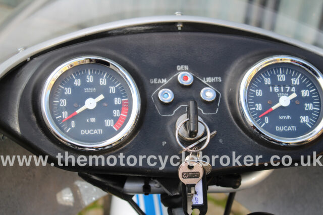 1977 Ducati 750SS clocks