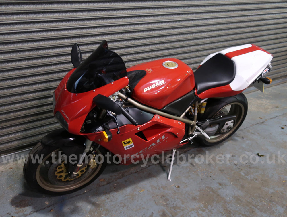 1995 Ducati 916 SP2 LHS front above
