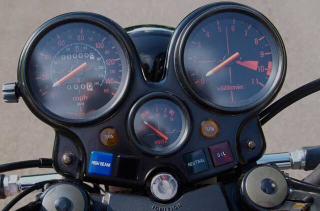 New Honda CBX1000 clocks