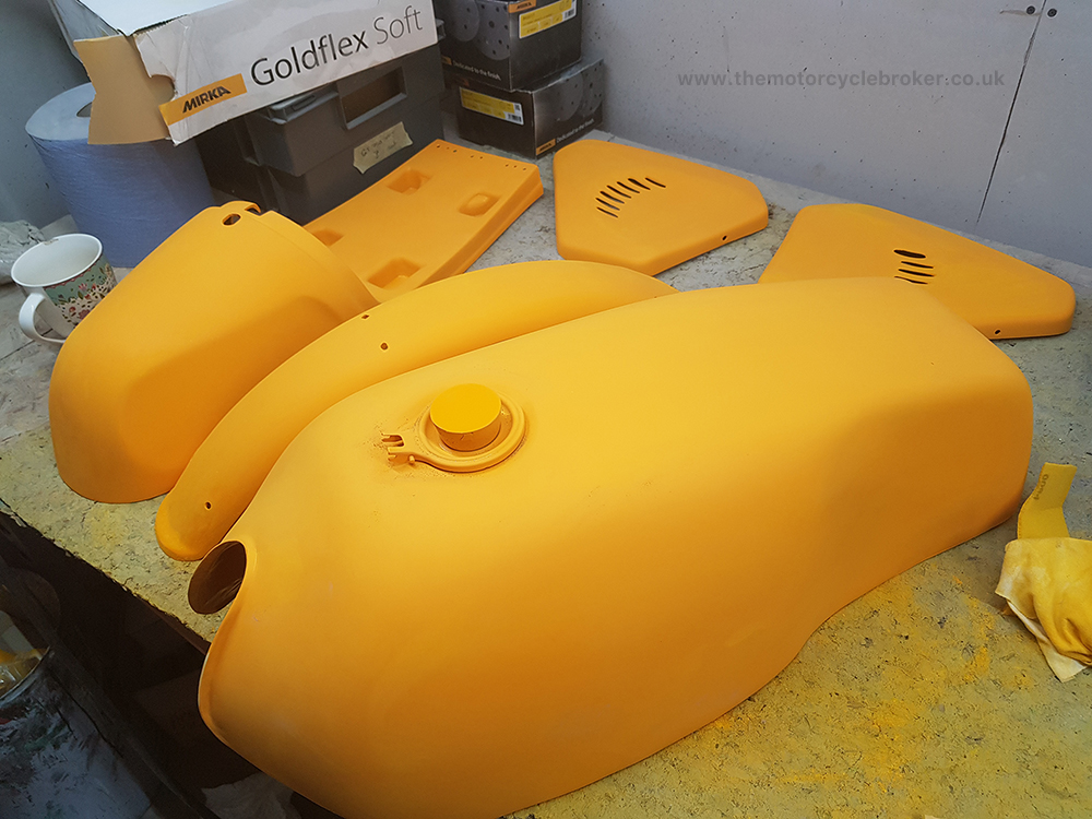 Body panels in colour