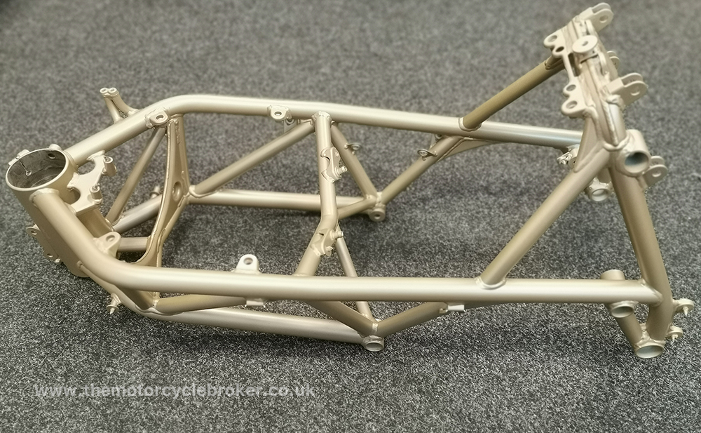 Ducati 916 SP3 frame painted