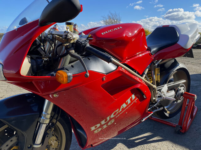 Ducati 916 SPS RHS front low
