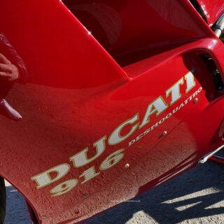 Ducati 916 SPS lower decals LHS
