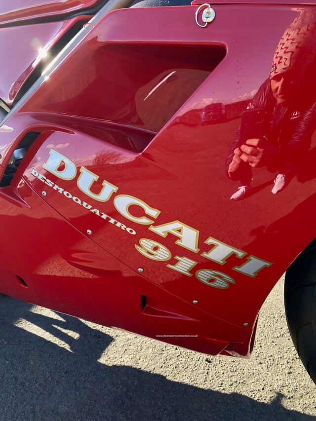 Ducati 916 SPS lower decals RHS
