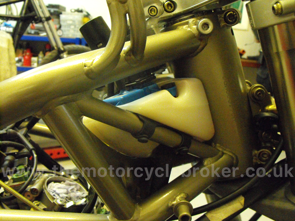 Ducati 916 SP frame painted