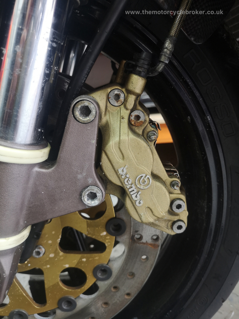 Front brake corrosion