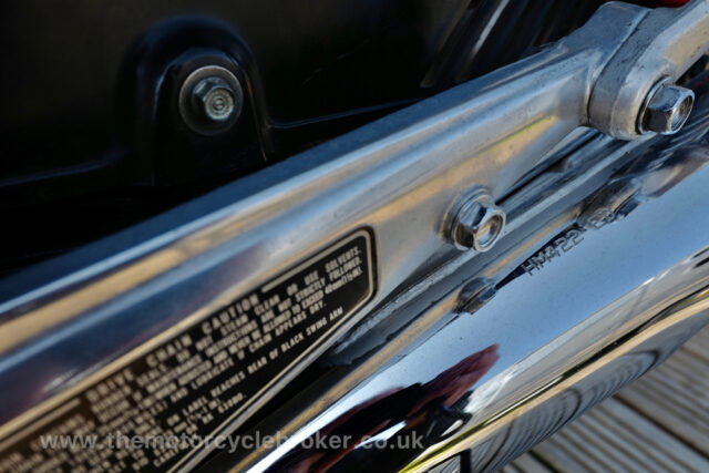 Honda CBX1000 silver exhaust stamp