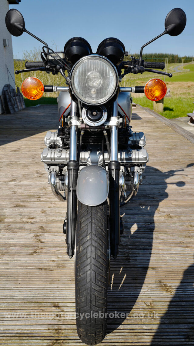 Honda CBX1000 silver front