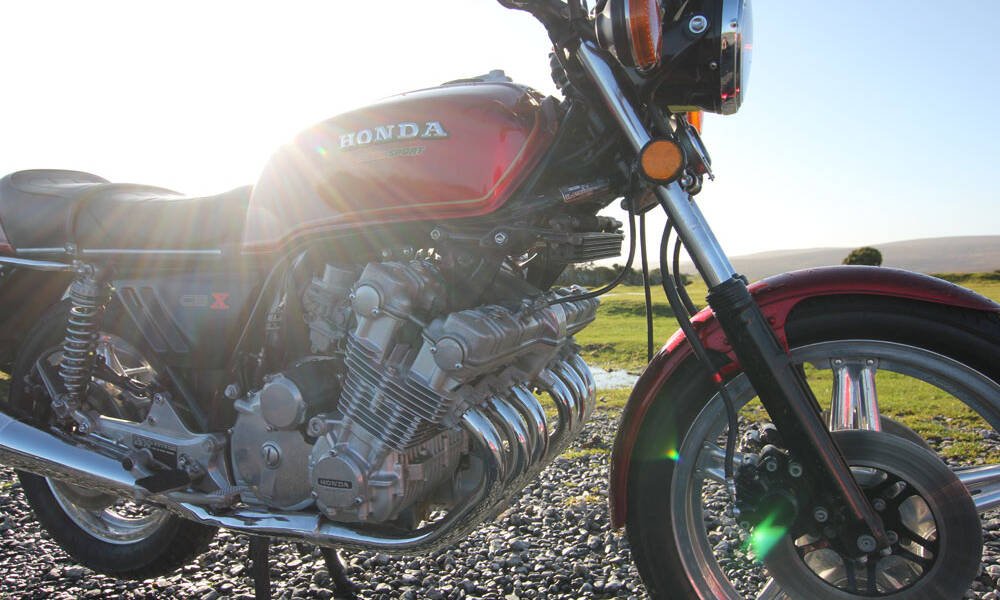 Honda CBX1000 with sunburst