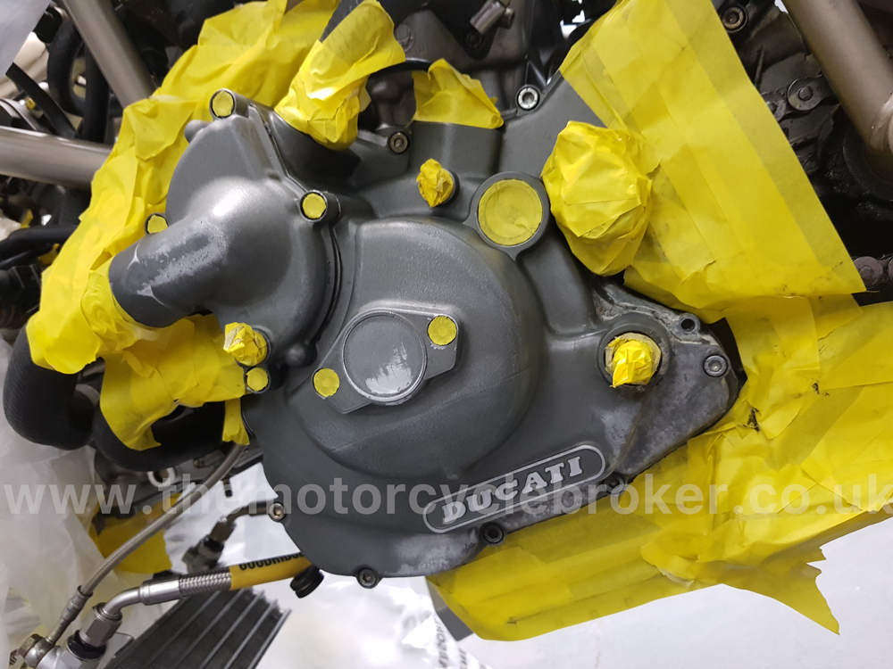 Ducati 916 SP Left motor masked