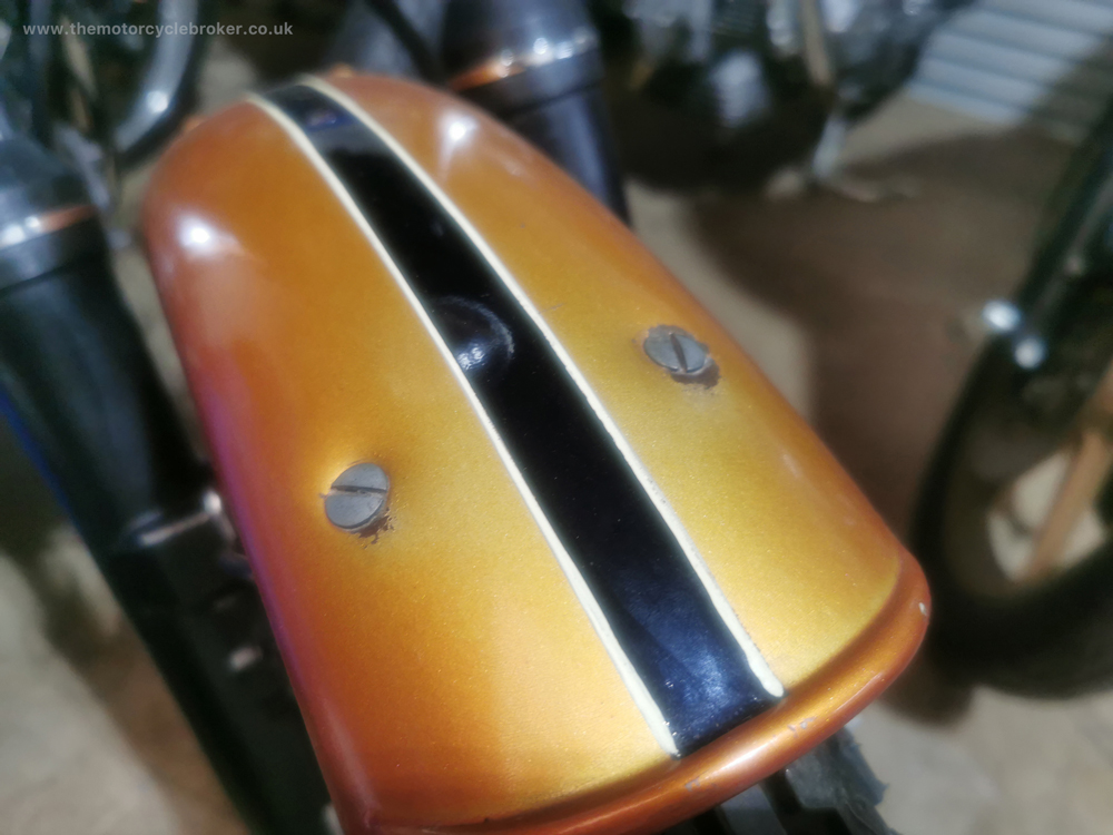 Original paint Ducati GT750 front mudguard