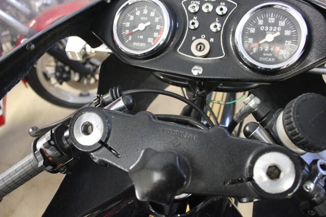 1979 unrestored Ducati 900SS Speedo mileage