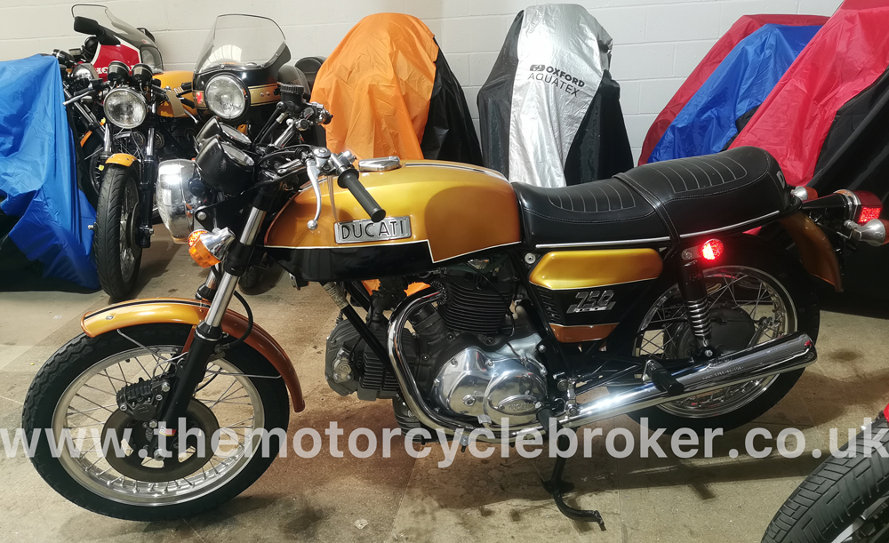 Unrestored classic motorcycles