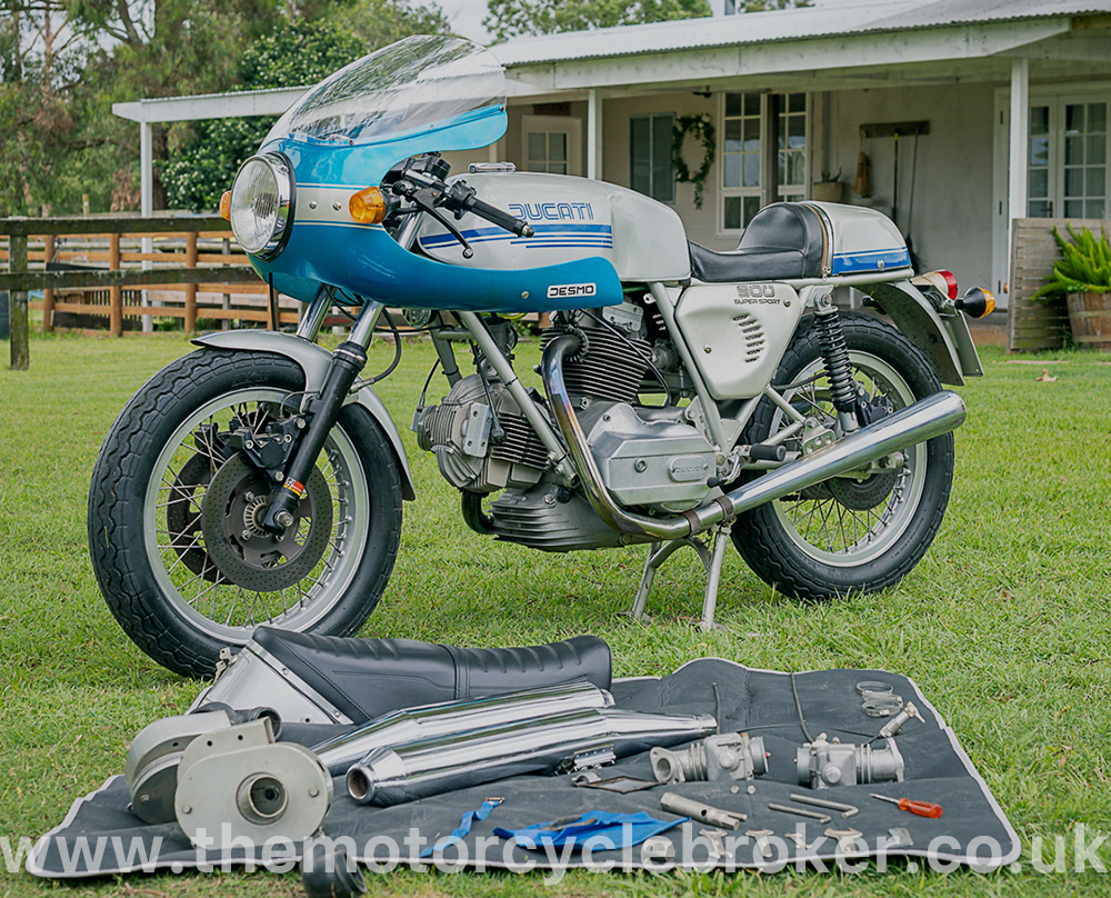 Unrestored 1976 Ducati LHS with kit