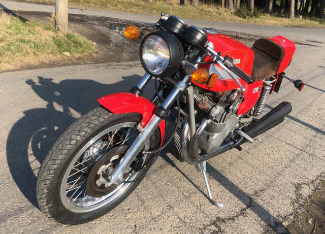 Unrestored MV Agusta 750 America LHS front low